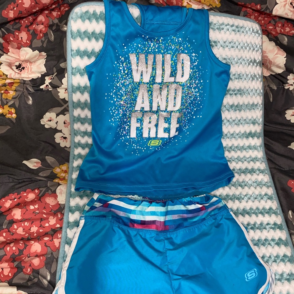 Girls Skechers Active Set